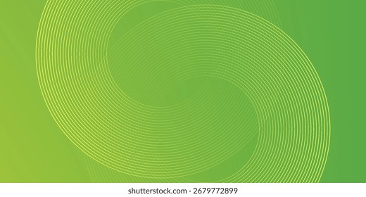 Abstract background with geometric shapes. Dynamic abstract composition Vector illustration. Design element for web banners, posters, green and yellow