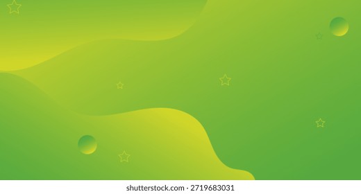 Fondo Abstractas con Formas geométricas. Ilustración vectorial de composición abstracta dinámica. carteles, verde y amarillo 10 eps