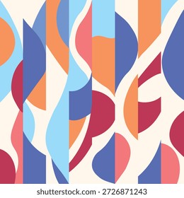 Fondo Abstractas con Formas geométricas. Efecto dinámico línea colorida. Diseño para cartel, Anuncio, tarjeta. Patrón moderno de papel. Copiar espacio.