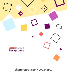 Abstract. Background. Geometric Shapes falling. Diamonds Vector EPS 10 