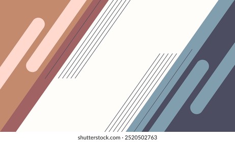 FONDO Abstractas CON FORMAS GEOMÉTRICAS PLANTILLA DE VECTOR DE DISEÑO DE COLOR PASTEL PLANO PARA FONDO DE PANTALLA, DISEÑO DE CUBIERTA