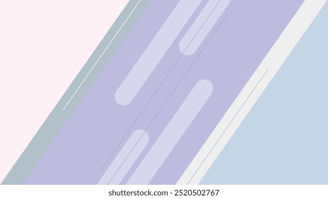 ABSTRACT BACKGROUND  WITH GEOMETRIC SHAPES FLAT PASTEL COLOR DESIGN VECTOR TEMPLATE FOR WALLPAPER, COVER DESIGN