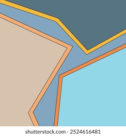 ABSTRACT BACKGROUND  WITH GEOMETRIC SHAPES FLAT PASTEL COLOR DESIGN VECTOR TEMPLATE FOR WALLPAPER, COVER DESIGN