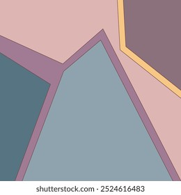 ABSTRAKTER HINTERGRUND MIT GEOMETRISCHEN FORMEN FLACHE PASTELLFARBE DESIGN VEKTORVORLAGE FÜR TAPETE, DECKENDESIGN