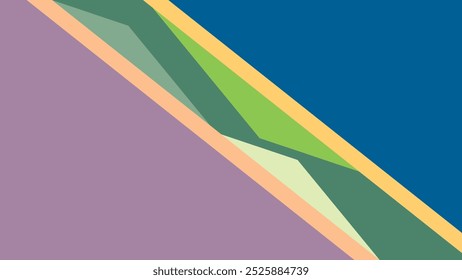 ABSTRAKTER HINTERGRUND MIT GEOMETRISCHEN FORMEN FLACHE PASTELLFARBE DESIGN VEKTORVORLAGE FÜR TAPETE, DECKENDESIGN
