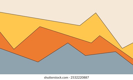 ABSTRACT BACKGROUND  WITH GEOMETRIC SHAPES FLAT PASTEL COLORFUL DESIGN VECTOR TEMPLATE FOR WALLPAPER, COVER DESIGN
