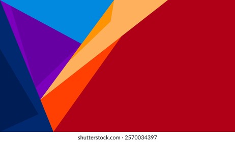 ABSTRACT BACKGROUND  WITH GEOMETRIC SHAPES FLAT COLOR DESIGN VECTOR TEMPLATE FOR WALLPAPER, COVER DESIGN