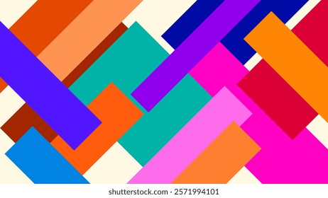 ABSTRACT BACKGROUND  WITH GEOMETRIC SHAPES FLAT COLOR DESIGN VECTOR TEMPLATE FOR WALLPAPER, COVER DESIGN