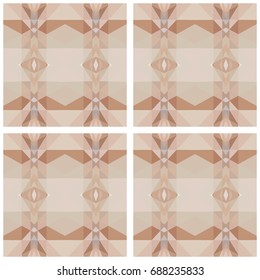 Abstract background of geometric shapes. Floor covering.