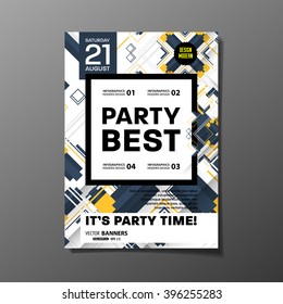 Abstract Background. Geometric Shapes and Frames for Presentation, Annual Reports, Flyers, Brochures, Leaflets, Posters, Business Cards and Document Cover Pages Design. A4 Title Sheet Template