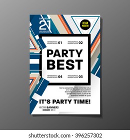 Abstract Background. Geometric Shapes and Frames for Presentation, Annual Reports, Flyers, Brochures, Leaflets, Posters, Business Cards and Document Cover Pages Design. A4 Title Sheet Template