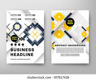 Abstract Background. Geometric Shapes and Frames for Presentation, Annual Reports, Flyers, Brochures, Leaflets, Posters, Business Cards and Document Cover Pages Design. A4 Title Sheet Template.