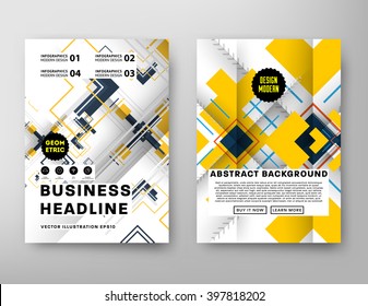 Abstract Background. Geometric Shapes and Frames for Presentation, Annual Reports, Flyers, Brochures, Leaflets, Posters, Business Cards and Document Cover Pages Design. A4 Title Sheet Template.