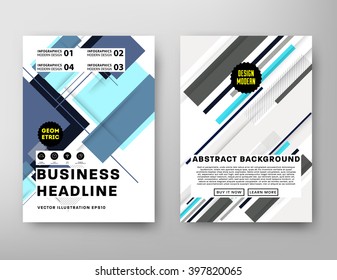 Abstract Background. Geometric Shapes and Frames for Presentation, Annual Reports, Flyers, Brochures, Leaflets, Posters, Business Cards and Document Cover Pages Design. A4 Title Sheet Template.