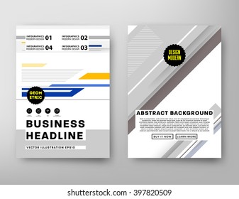 Abstract Background. Geometric Shapes and Frames for Presentation, Annual Reports, Flyers, Brochures, Leaflets, Posters, Business Cards and Document Cover Pages Design. A4 Title Sheet Template.