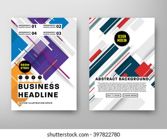 Abstract Background. Geometric Shapes and Frames for Presentation, Annual Reports, Flyers, Brochures, Leaflets, Posters, Business Cards and Document Cover Pages Design. A4 Title Sheet Template.