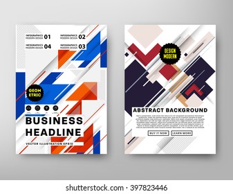 Abstract Background. Geometric Shapes and Frames for Presentation, Annual Reports, Flyers, Brochures, Leaflets, Posters, Business Cards and Document Cover Pages Design. A4 Title Sheet Template.