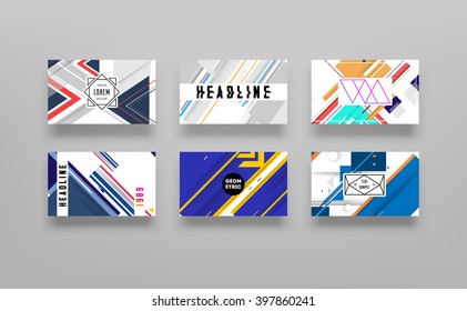 Abstract Background. Geometric Shapes and Frames for Presentation, Annual Reports, Flyers, Brochures, Leaflets, Posters, Business Cards and Document Cover Pages Design. A4 Title Sheet Template