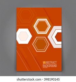 Abstract Background. Geometric Shapes and Frames for Presentation, Annual Reports, Flyers, Brochures, Leaflets, Posters, Business Cards and Document Cover Pages Design. A4 Title Sheet Template