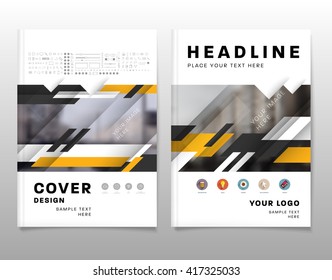 Abstract Background. Geometric Shapes and Frames for Presentation, Annual Reports, Flyers, Brochures, Leaflets, Posters, Business Cards and Document Cover Pages Design. A4 Title Sheet Template.