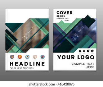 Abstract Background. Geometric Shapes and Frames for Presentation, Annual Reports, Flyers, Brochures, Leaflets, Posters, Business Cards and Document Cover Pages Design. A4 Title Sheet Template.