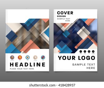 Abstract Background. Geometric Shapes and Frames for Presentation, Annual Reports, Flyers, Brochures, Leaflets, Posters, Business Cards and Document Cover Pages Design. A4 Title Sheet Template.