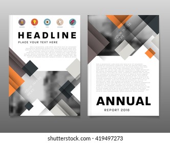 Abstract Background. Geometric Shapes and Frames for Presentation, Annual Reports, Flyers, Brochures, Leaflets, Posters, Business Cards and Document Cover Pages Design. A4 Title Sheet Template.