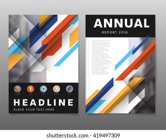 Abstract Background. Geometric Shapes and Frames for Presentation, Annual Reports, Flyers, Brochures, Leaflets, Posters, Business Cards and Document Cover Pages Design. A4 Title Sheet Template.