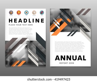Abstract Background. Geometric Shapes and Frames for Presentation, Annual Reports, Flyers, Brochures, Leaflets, Posters, Business Cards and Document Cover Pages Design. A4 Title Sheet Template.