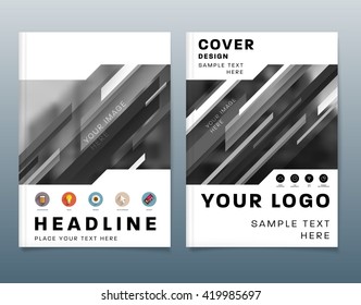 Abstract Background. Geometric Shapes and Frames for Presentation, Annual Reports, Flyers, Brochures, Leaflets, Posters, Business Cards and Document Cover Pages Design. A4 Title Sheet Template.