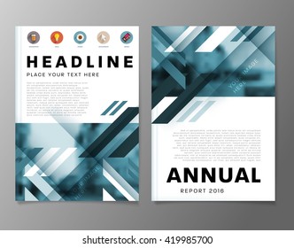 Abstract Background. Geometric Shapes and Frames for Presentation, Annual Reports, Flyers, Brochures, Leaflets, Posters, Business Cards and Document Cover Pages Design. A4 Title Sheet Template.