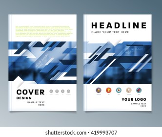 Abstract Background. Geometric Shapes and Frames for Presentation, Annual Reports, Flyers, Brochures, Leaflets, Posters, Business Cards and Document Cover Pages Design. A4 Title Sheet Template.
