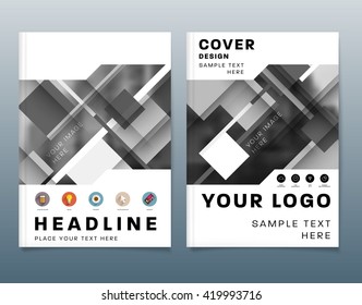 Abstract Background. Geometric Shapes and Frames for Presentation, Annual Reports, Flyers, Brochures, Leaflets, Posters, Business Cards and Document Cover Pages Design. A4 Title Sheet Template.