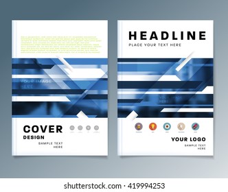 Abstract Background. Geometric Shapes and Frames for Presentation, Annual Reports, Flyers, Brochures, Leaflets, Posters, Business Cards and Document Cover Pages Design. A4 Title Sheet Template.