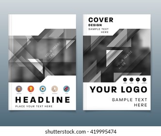 Abstract Background. Geometric Shapes and Frames for Presentation, Annual Reports, Flyers, Brochures, Leaflets, Posters, Business Cards and Document Cover Pages Design. A4 Title Sheet Template.