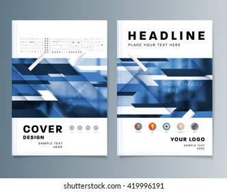 Abstract Background. Geometric Shapes and Frames for Presentation, Annual Reports, Flyers, Brochures, Leaflets, Posters, Business Cards and Document Cover Pages Design. A4 Title Sheet Template.