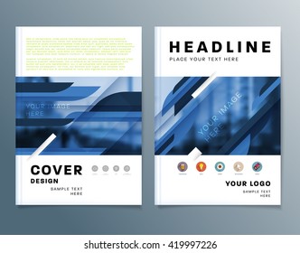 Abstract Background. Geometric Shapes and Frames for Presentation, Annual Reports, Flyers, Brochures, Leaflets, Posters, Business Cards and Document Cover Pages Design. A4 Title Sheet Template.