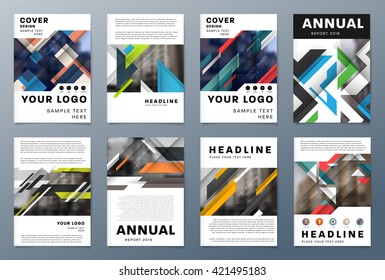 Abstract Background. Geometric Shapes and Frames for Presentation, Annual Reports, Flyers, Brochures, Leaflets, Posters, Business Cards and Document Cover Pages Design. A4 Title Sheet Template