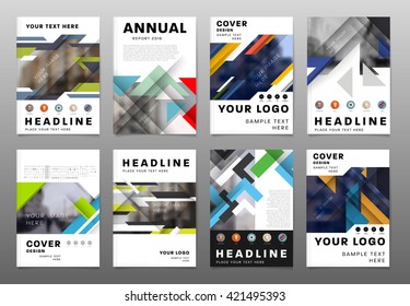 Abstract Background. Geometric Shapes and Frames for Presentation, Annual Reports, Flyers, Brochures, Leaflets, Posters, Business Cards and Document Cover Pages Design. A4 Title Sheet Template