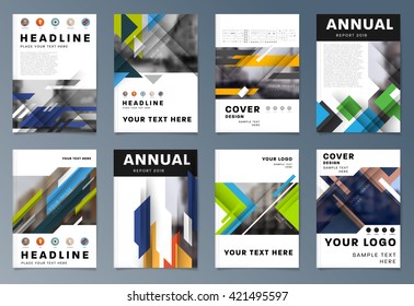 Abstract Background. Geometric Shapes and Frames for Presentation, Annual Reports, Flyers, Brochures, Leaflets, Posters, Business Cards and Document Cover Pages Design. A4 Title Sheet Template