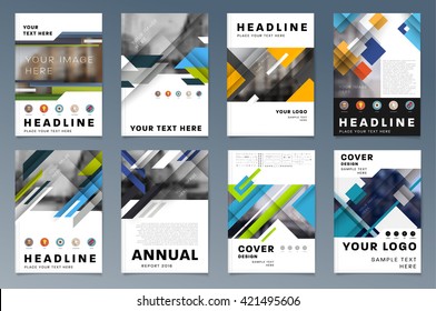 Abstract Background. Geometric Shapes and Frames for Presentation, Annual Reports, Flyers, Brochures, Leaflets, Posters, Business Cards and Document Cover Pages Design. A4 Title Sheet Template