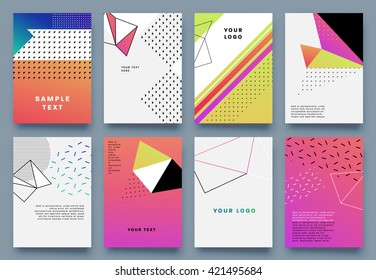 Abstract Background. Geometric Shapes and Frames for Presentation, Annual Reports, Flyers, Brochures, Leaflets, Posters, Business Cards and Document Cover Pages Design. A4 Title Sheet Template