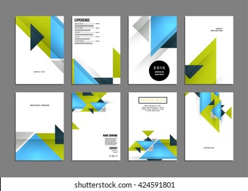 Abstract Background. Geometric Shapes and Frames for Presentation, Annual Reports, Flyers, Brochures, Leaflets, Posters, Business Cards and Document Cover Pages Design. A4 Title Sheet Template