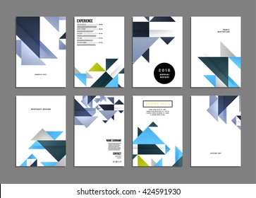Abstract Background. Geometric Shapes and Frames for Presentation, Annual Reports, Flyers, Brochures, Leaflets, Posters, Business Cards and Document Cover Pages Design. A4 Title Sheet Template