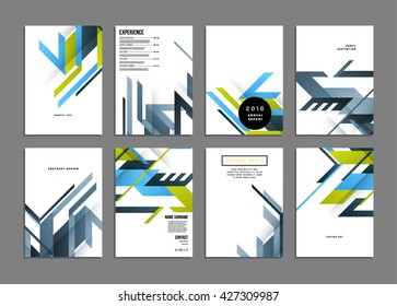 Abstract Background. Geometric Shapes and Frames for Presentation, Annual Reports, Flyers, Brochures, Leaflets, Posters, Business Cards and Document Cover Pages Design. A4 Title Sheet Template