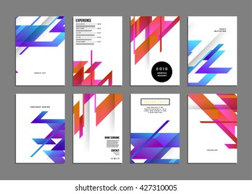 Abstract Background. Geometric Shapes and Frames for Presentation, Annual Reports, Flyers, Brochures, Leaflets, Posters, Business Cards and Document Cover Pages Design. A4 Title Sheet Template