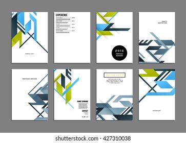 Abstract Background. Geometric Shapes and Frames for Presentation, Annual Reports, Flyers, Brochures, Leaflets, Posters, Business Cards and Document Cover Pages Design. A4 Title Sheet Template
