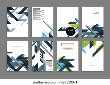 Abstract Background. Geometric Shapes and Frames for Presentation, Annual Reports, Flyers, Brochures, Leaflets, Posters, Business Cards and Document Cover Pages Design. A4 Title Sheet Template