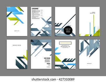 Abstract Background. Geometric Shapes and Frames for Presentation, Annual Reports, Flyers, Brochures, Leaflets, Posters, Business Cards and Document Cover Pages Design. A4 Title Sheet Template