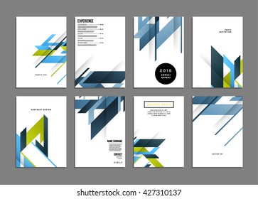 Abstract Background. Geometric Shapes and Frames for Presentation, Annual Reports, Flyers, Brochures, Leaflets, Posters, Business Cards and Document Cover Pages Design. A4 Title Sheet Template